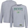 imageUltra Game Mens NBA Official Super Soft Game Day Long Sleeve TShirtHeather Gray