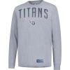 imageUltra Game Mens NBA Official Super Soft Game Day Long Sleeve TShirtHeather Gray