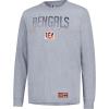 imageUltra Game Mens NBA Official Super Soft Game Day Long Sleeve TShirtHeather Gray
