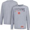 imageUltra Game Mens NBA Official Super Soft Game Day Long Sleeve TShirtHeather Gray
