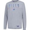 imageUltra Game Mens NBA Official Super Soft Game Day Long Sleeve TShirtHeather Gray
