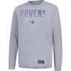 imageUltra Game Mens NBA Official Super Soft Game Day Long Sleeve TShirtHeather Gray