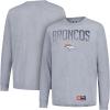 imageUltra Game Mens NBA Official Super Soft Game Day Long Sleeve TShirtHeather Gray