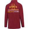 imageUltra Game Mens NCAA Official Super Soft Quarter Zip Long Sleeve TShirtTeam Color