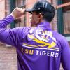 imageUltra Game Mens NCAA Official Super Soft Quarter Zip Long Sleeve TShirtTeam Color