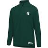 imageUltra Game Mens NCAA Official Super Soft Quarter Zip Long Sleeve TShirtTeam Color