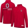 imageUltra Game Mens NCAA Official Super Soft Quarter Zip Long Sleeve TShirtTeam Color