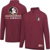 imageUltra Game Mens NCAA Official Super Soft Quarter Zip Long Sleeve TShirtTeam Color