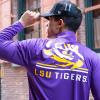 imageUltra Game Mens NCAA Official Super Soft Quarter Zip Long Sleeve TShirtTeam Color