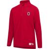 imageUltra Game Mens NCAA Official Super Soft Quarter Zip Long Sleeve TShirtTeam Color