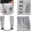 imageUltra Game Mens NFL Official Active Super Soft Fleece Game Day Jogger SweatpantsHeather Gray