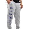 imageUltra Game Mens NFL Official Active Super Soft Fleece Game Day Jogger SweatpantsHeather Gray