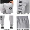 imageUltra Game Mens NFL Official Active Super Soft Fleece Game Day Jogger SweatpantsHeather Gray
