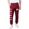 imageUltra Game Mens NFL Official Active Super Soft Fleece Game Day Jogger SweatpantsTeam Color