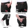 imageUltra Game Mens NFL Official Active Super Soft Fleece Game Day Jogger SweatpantsTeam Color