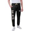 imageUltra Game Mens NFL Official Active Super Soft Fleece Game Day Jogger SweatpantsTeam Color Stripe