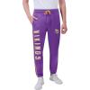 imageUltra Game Mens NFL Official Active Super Soft Fleece Game Day Jogger SweatpantsTeam Color Stripe
