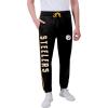imageUltra Game Mens NFL Official Active Super Soft Fleece Game Day Jogger SweatpantsTeam Color Stripe