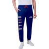 imageUltra Game Mens NFL Official Active Super Soft Fleece Game Day Jogger SweatpantsTeam Color Stripe