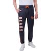 imageUltra Game Mens NFL Official Active Super Soft Fleece Game Day Jogger SweatpantsTeam Color Stripe