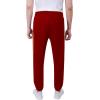 imageUltra Game Mens NFL Official Active Super Soft Fleece Game Day Jogger SweatpantsTeam Color Stripe