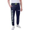 imageUltra Game Mens NFL Official Active Super Soft Fleece Game Day Jogger SweatpantsTeam Color Stripe