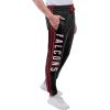 imageUltra Game Mens NFL Official Active Super Soft Fleece Game Day Jogger SweatpantsTeam Color Stripe