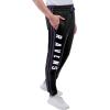 imageUltra Game Mens NFL Official Active Super Soft Fleece Game Day Jogger SweatpantsTeam Color Stripe
