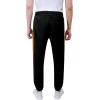 imageUltra Game Mens NFL Official Active Super Soft Fleece Game Day Jogger SweatpantsTeam Color Stripe