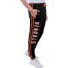imageUltra Game Mens NFL Official Active Super Soft Fleece Game Day Jogger SweatpantsTeam Color Stripe