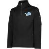 imageUltra Game Mens NFL Official QuarterZip Fleece Pullover Sweatshirt with Zipper PocketsBlack