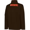 imageUltra Game Mens NFL Official QuarterZip Fleece Pullover Sweatshirt with Zipper PocketsBlack