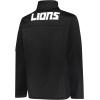 imageUltra Game Mens NFL Official QuarterZip Fleece Pullover Sweatshirt with Zipper PocketsBlack
