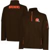imageUltra Game Mens NFL Official QuarterZip Fleece Pullover Sweatshirt with Zipper PocketsBlack