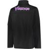 imageUltra Game Mens NFL Official QuarterZip Fleece Pullover Sweatshirt with Zipper PocketsBlack