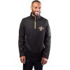 imageUltra Game Mens NFL Official QuarterZip Fleece Pullover Sweatshirt with Zipper PocketsTeam Color