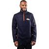 imageUltra Game Mens NFL Official QuarterZip Fleece Pullover Sweatshirt with Zipper PocketsTeam Color