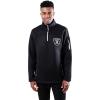 imageUltra Game Mens NFL Official QuarterZip Fleece Pullover Sweatshirt with Zipper PocketsTeam Color