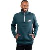 imageUltra Game Mens NFL Official QuarterZip Fleece Pullover Sweatshirt with Zipper PocketsTeam Color