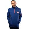 imageUltra Game Mens NFL Official QuarterZip Fleece Pullover Sweatshirt with Zipper PocketsTeam Color