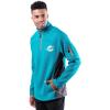 imageUltra Game Mens NFL Official QuarterZip Fleece Pullover Sweatshirt with Zipper PocketsTeam Color