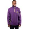 imageUltra Game Mens NFL Official QuarterZip Fleece Pullover Sweatshirt with Zipper PocketsTeam Color