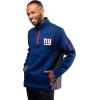 imageUltra Game Mens NFL Official QuarterZip Fleece Pullover Sweatshirt with Zipper PocketsTeam Color