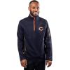 imageUltra Game Mens NFL Official QuarterZip Fleece Pullover Sweatshirt with Zipper PocketsTeam Color