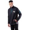 imageUltra Game Mens NFL Official QuarterZip Fleece Pullover Sweatshirt with Zipper PocketsTeam Color