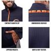imageUltra Game Mens NFL Official QuarterZip Fleece Pullover Sweatshirt with Zipper PocketsTeam Color