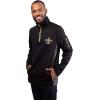 imageUltra Game Mens NFL Official QuarterZip Fleece Pullover Sweatshirt with Zipper PocketsTeam Color