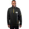 imageUltra Game Mens NFL Official QuarterZip Fleece Pullover Sweatshirt with Zipper PocketsTeam Color