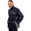 imageUltra Game Mens NFL Official QuarterZip Fleece Pullover Sweatshirt with Zipper PocketsTeam Color