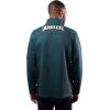 imageUltra Game Mens NFL Official QuarterZip Fleece Pullover Sweatshirt with Zipper PocketsTeam Color